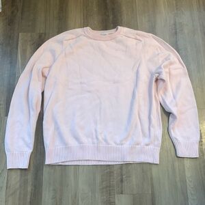J. Crew Men's Crewneck Sweater in Light Pink